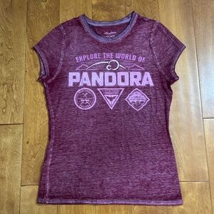 Disney’s Pandora Women’s Maroon Graphic T- Shirt